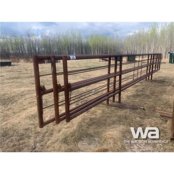 (3) FREESTANDING 5 X 30 FT. LIVESTOCK PANELS