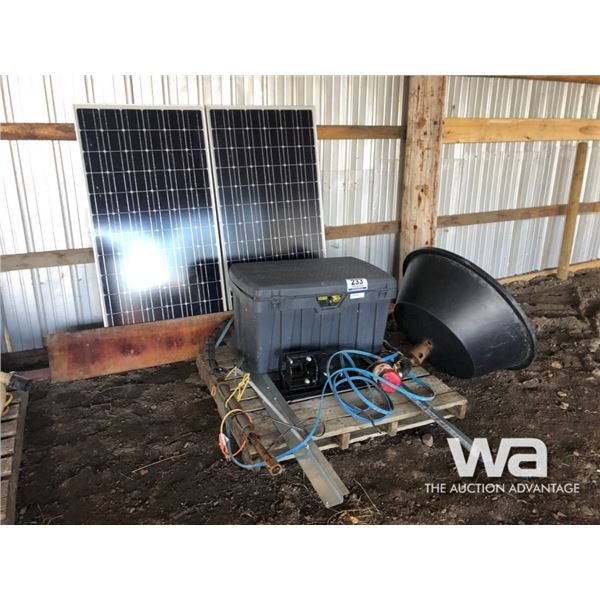 SOLAR POWER CATTLE WATER SYSTEM