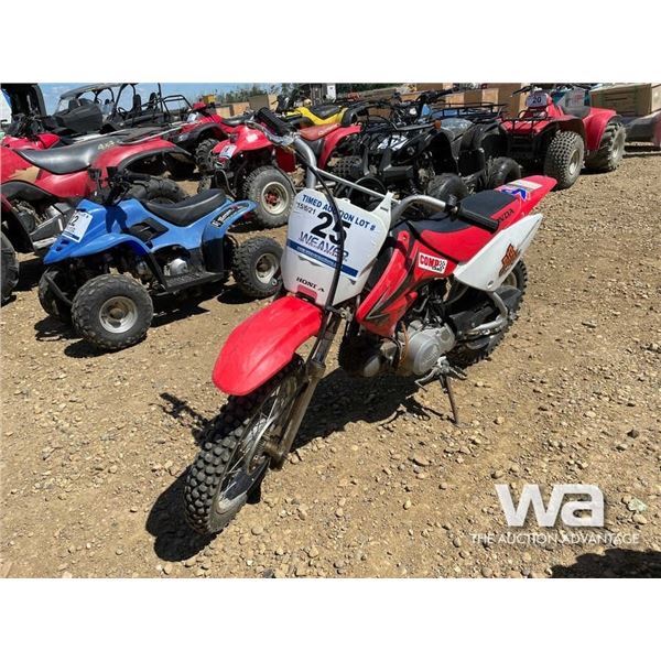 2008 HONDA CRF70F DIRT BIKE