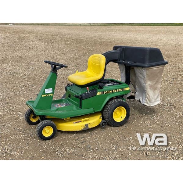 2002 JOHN DEERE SRX 75 RIDE ON LAWN MOWER