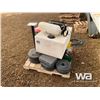 Image 4 : 50GAL POLY TANK, GRINDER STAND, 3" WATER LINE