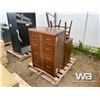 Image 1 : (4) DRAWER DRESSER, WOODEN DESK & CHAIR