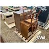 Image 4 : (4) DRAWER DRESSER, WOODEN DESK & CHAIR