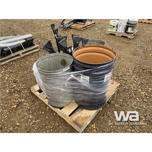 GARBAGE CANS, SNOW BRUSHES, NUTS AND BOLTS
