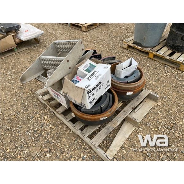 BRAKE SHOES, TRUCK STEPS
