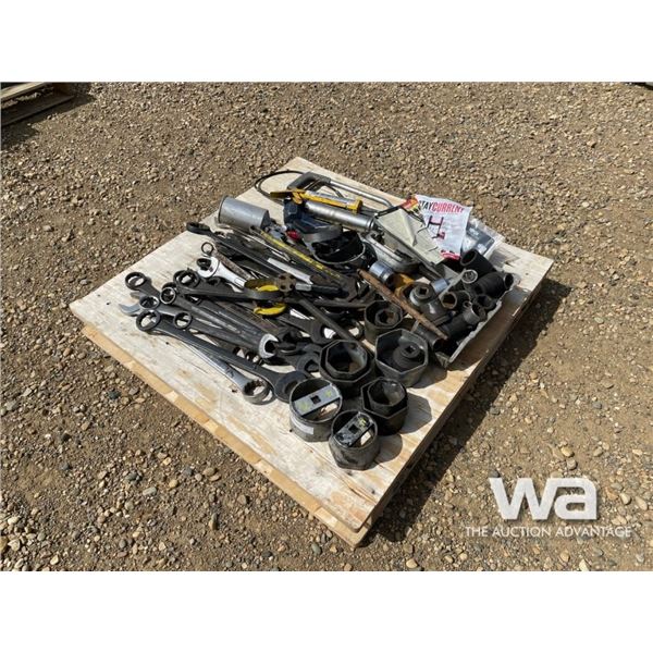 WRENCHES, SOCKETS, HACK SAW, PIPE WRENCHES