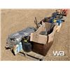 Image 4 : GRAY RAIN TARP, AIR HOSE, ASSORTED TOOLS