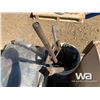 Image 7 : GRAY RAIN TARP, AIR HOSE, ASSORTED TOOLS