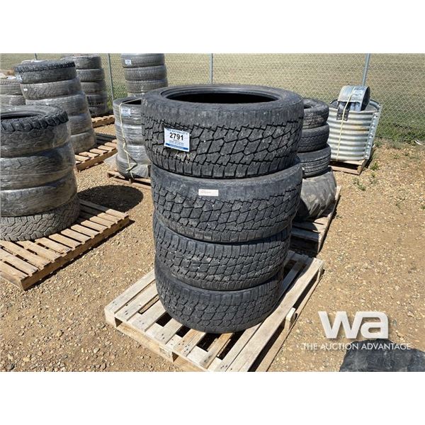 (4) NITTO TERRA GRAPPLER 33X12.5R22 TIRES