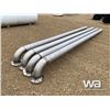 Image 1 : (4) 6" STAINLESS STEEL FLANGED PIPE