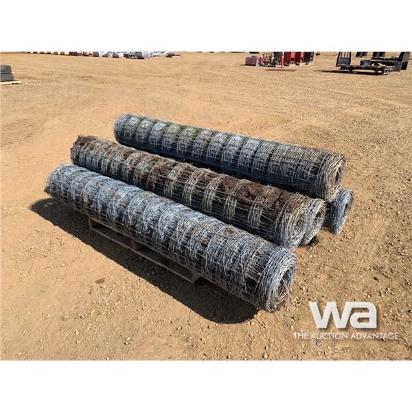 (5) ROLLS OF 7 FT. ELK FENCE