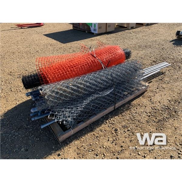 100 FT. GALVANIZED FENCING WITH POLES