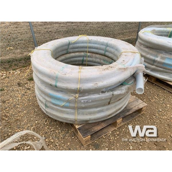 2-1/2" WHITE HELIX PVC SUCTION HOSE