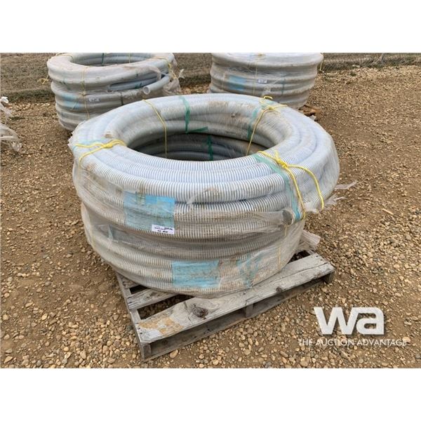 2-1/2" WHITE HELIX PVC SUCTION HOSE