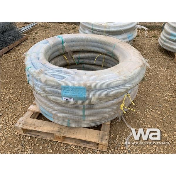 2-1/2" WHITE HELIX PVC SUCTION HOSE