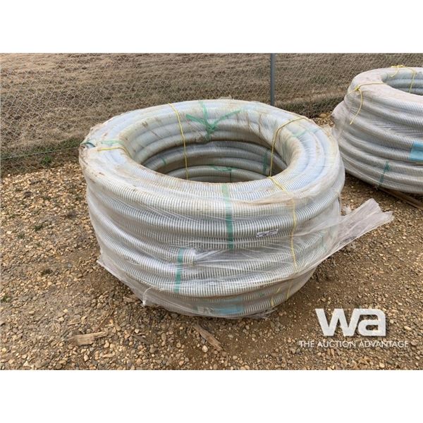 2-1/2" WHITE HELIX PVC SUCTION HOSE