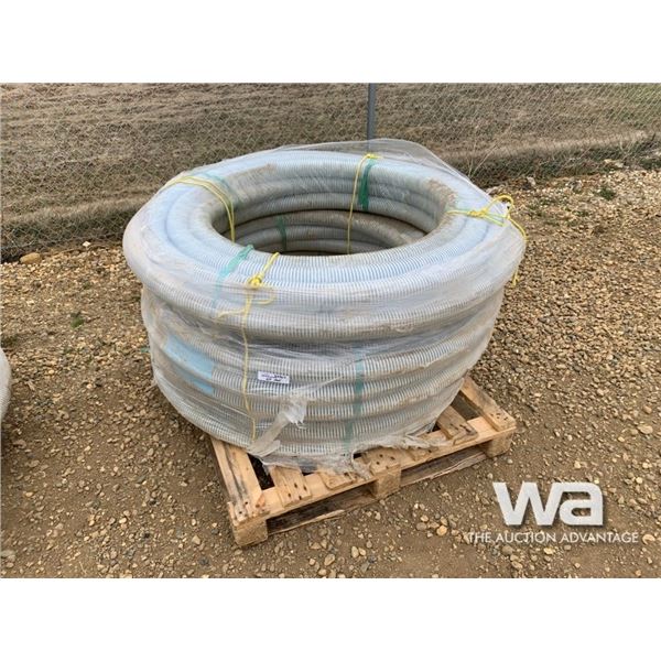 2-1/2" WHITE HELIX PVC SUCTION HOSE