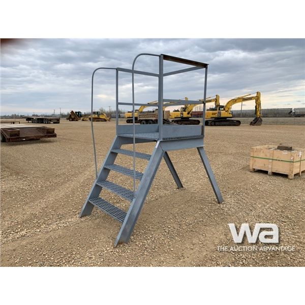 41" X 3 FT. STEEL STAIRS