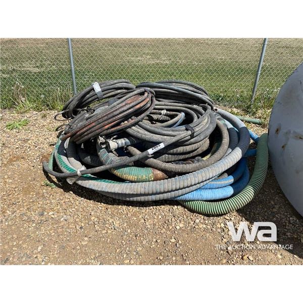 QUANITY OF PRESSURE HOSE, 2", 3" & 4" SUCTION HOSE