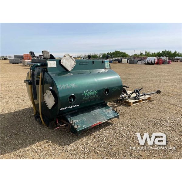 2002 CUSTOM WELD 3,240L PRESSURE TRUCK TANK
