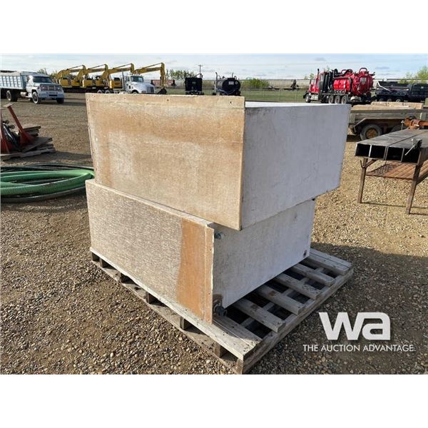 (2) FIBERGLASS TANKS