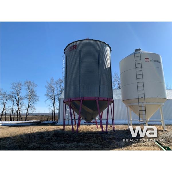 TWISTER 2000 BUSHEL HOPPER GRAIN BIN