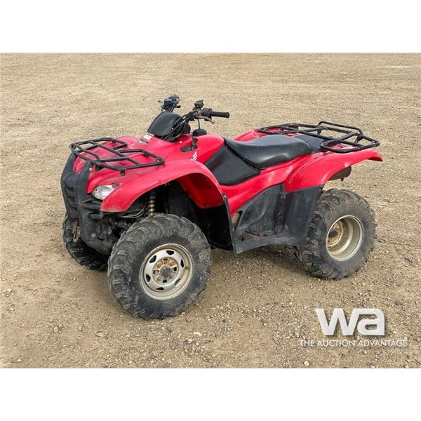 2012 HONDA TRX420FM ATV