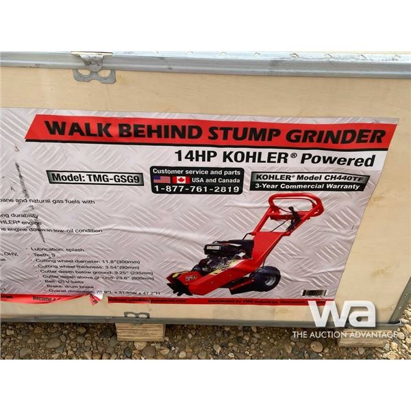 WALK BEHIND STUMP GRINDER