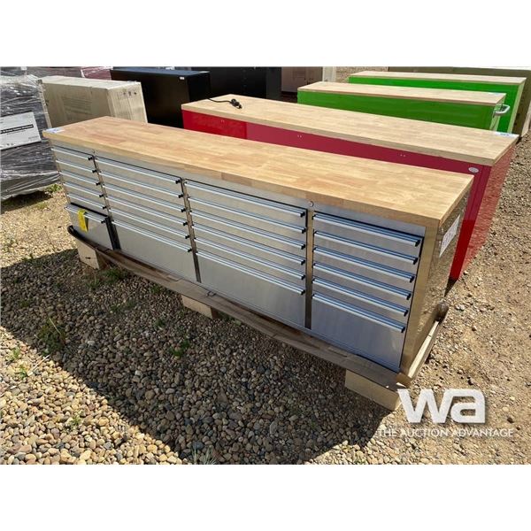 96" 24 DRAWER CABINET