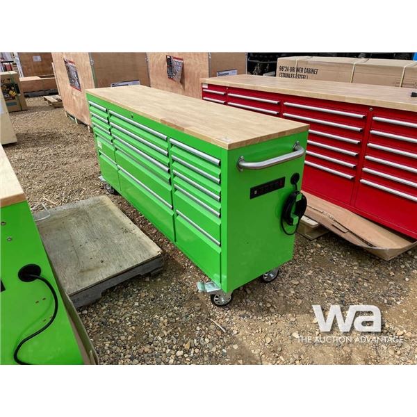 72" ROLLING TOOL CHEST WITH POWER