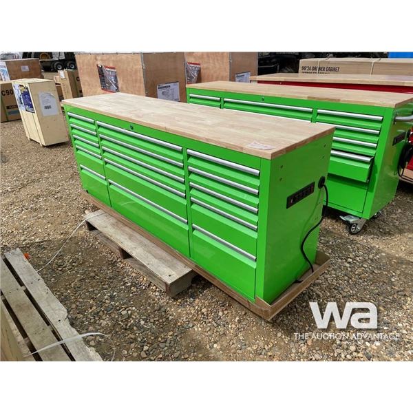 72" ROLLING TOOL CHEST WITH POWER