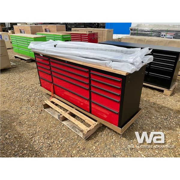 17 DRAWER TOOL BENCH & CABINET