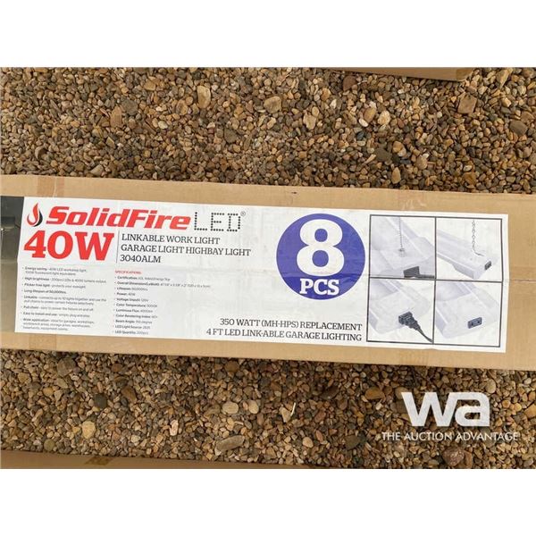 (8) SOLIDFIRE 40W LED HIGHBAY LIGHT