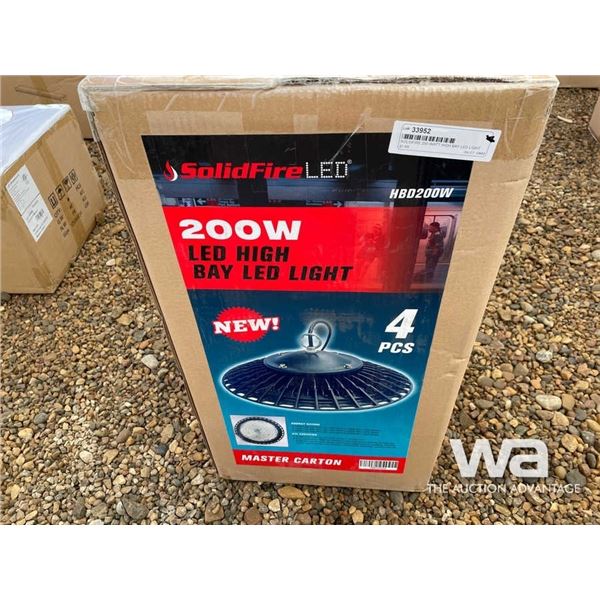 (4) SOLIDFIRE 200 WATT HIGH BAY LED LIGHT