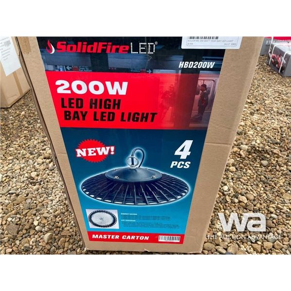 (4) SOLIDFIRE 200 WATT HIGH BAY LED LIGHT