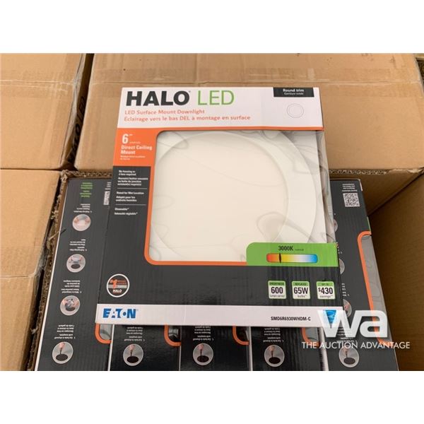 (48) 5"/6" HALO LED SURFACE MOUNT LIGHTS