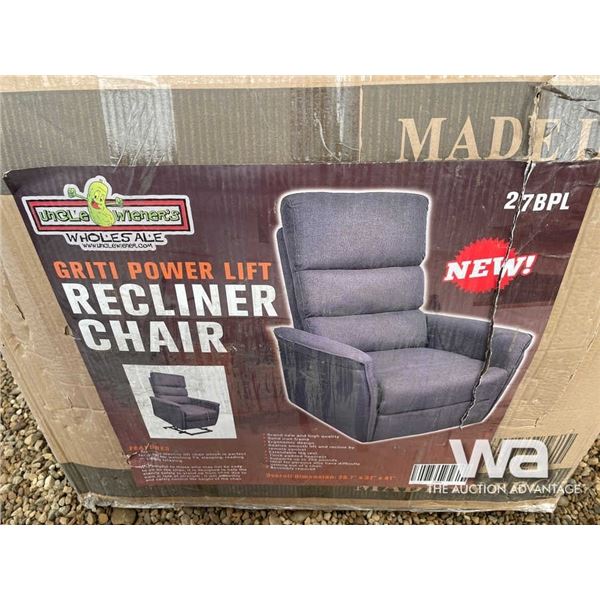 (UNUSED) POWER LIFT RECLINER CHAIR