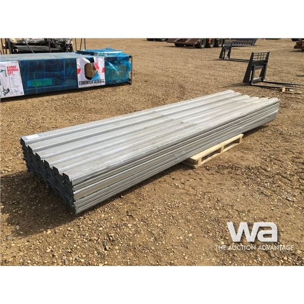 APPROX. (53) USED 140" STEEL ROOFING