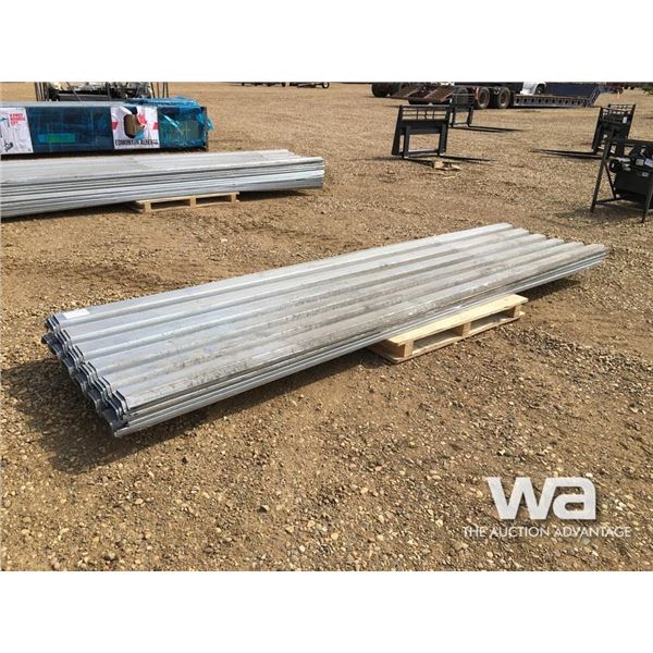 APPROX. (12) USED 140" STEEL ROOFING