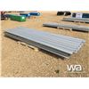 Image 4 : APPROX. (24) USED 140" STEEL ROOFING