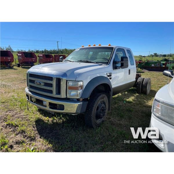 2009 FORD F450 XL SUPER DUTY CAB CHASSIS