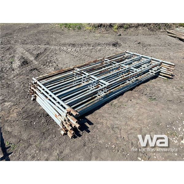 (9) GREY 10 FT. LIVESTOCK PANELS
