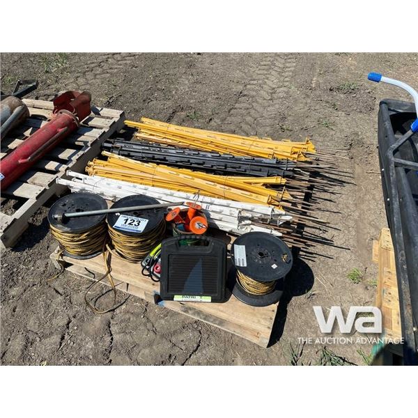 FENCE POSTS, PATRIOT ELECTRIC FENCER, SOLAR PANEL