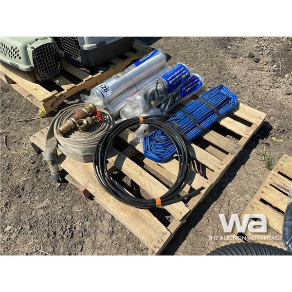 LAY FLAT HOSE, ALUMINUM DUCT, VALVES