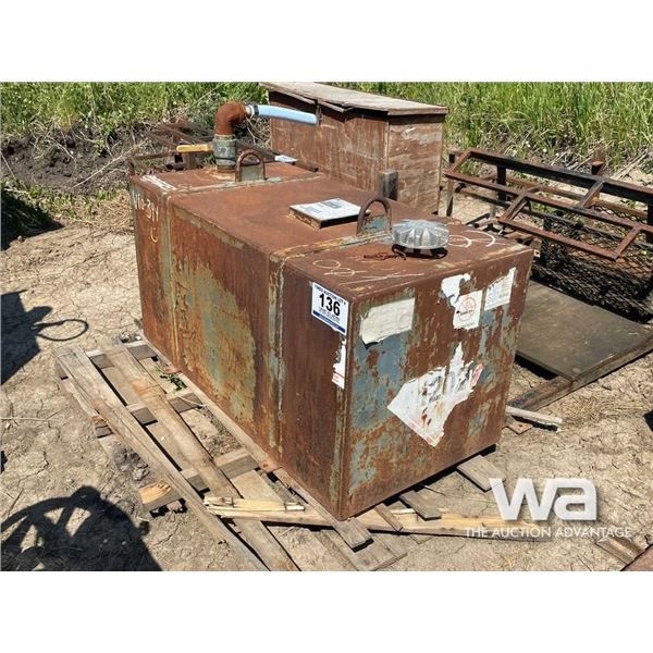 SQUARE STEEL FUEL TANK