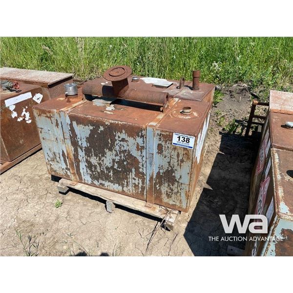 (2) STEEL SQUARE FUEL TANKS