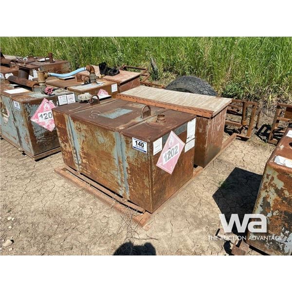 STEEL SQUARE FUEL TANK, BOX & FRAMEWORK