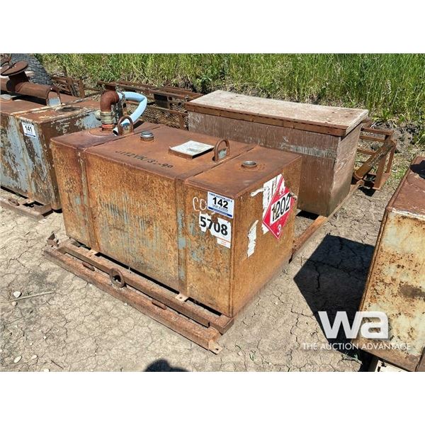 STEEL SQUARE FUEL TANK, BOX & FRAMEWORK