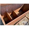 Image 3 : STEEL FRAME WORK & WOOD STORAGE BOX