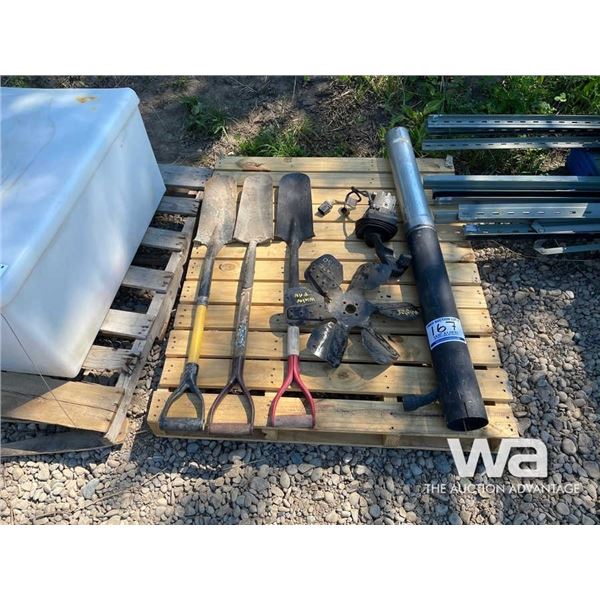 TRACK SHOVELS, FAN, JOYSTICK, TUBE